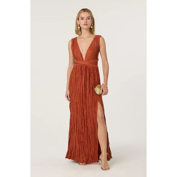 cheap long sleeve maxi dresses Alison Long Sleeve Maxi Dress - Cream